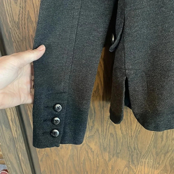 CAbi Ponte Knit Charcoal Gray Jacket Blazer Women’s Sz‎ Xtra Small #3030 - Picture 5 of 8